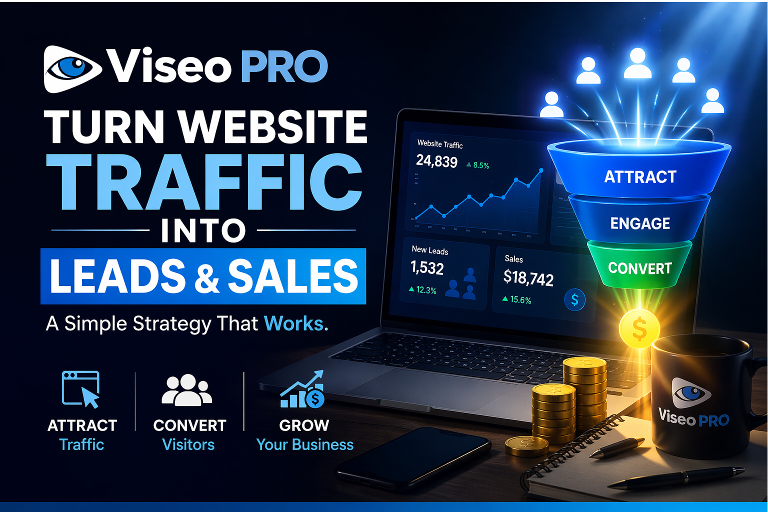 Turn Traffic Into Leads and Sales