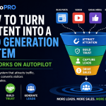 content system flow from traffic to leads and sales